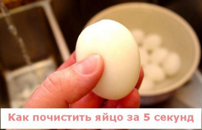 Rychlejší nikde: Jak loupat vejce vařené po dobu 5 sekund