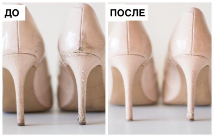 Jak vyčistit i ty „potlučený“ patent kožené boty.