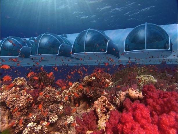 Podvodní hotel v souostroví Fidži. | Foto: s-media-cache-ak0.pinimg.com.