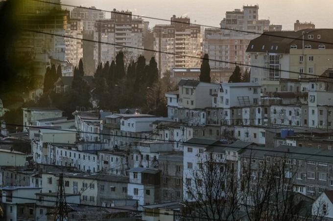 Celé město je zapletená síť „ruských favelas.“
