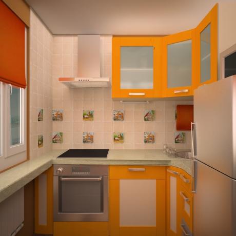 Návrh malé kuchyně (48 fotografií) 6 metrů čtverečních, interiér malé kuchyně na 9 čtvercích s vlastními rukama: pokyny, lekce fotografií a videa, cena