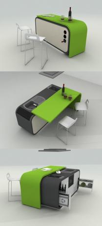 Multifunkční - stolní noční stolek