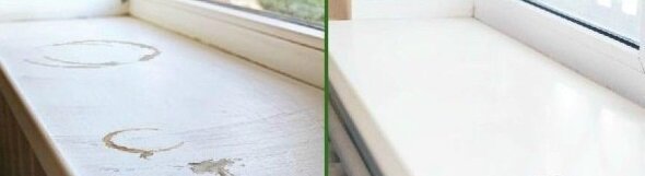 Bílá jako papír: jak snadné je čisté plastové okenní parapety z žloutnutí a skvrn