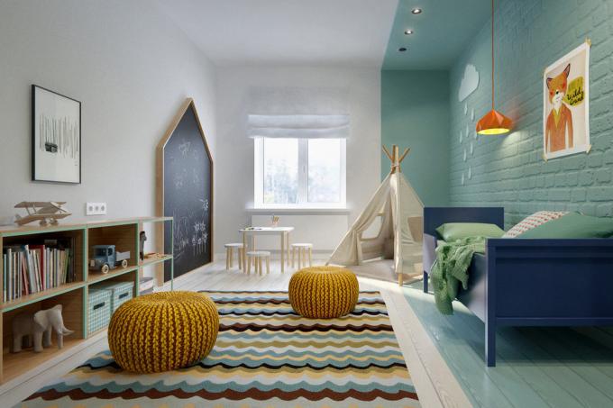 Malovat stěny v malém bytě: 13 nápady od designérů