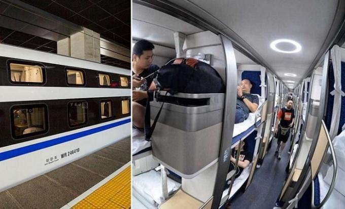 Čína zahájila dálkové noční vlak sekvence.