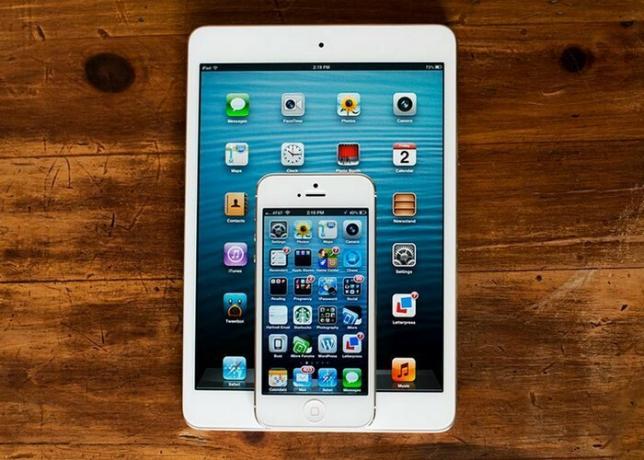 Apple: iPhone a iPad.