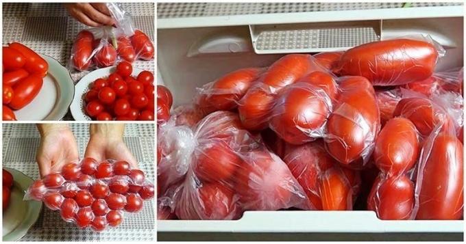 Metoda, která mi umožňuje ukládání rajčat „čerstvé“ po dobu jednoho roku