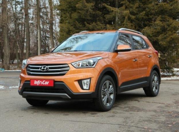 Populární crossover korejský Hyundai Creta bylo „překvapení“. | Foto: hyundai-creta.infocar.ua.