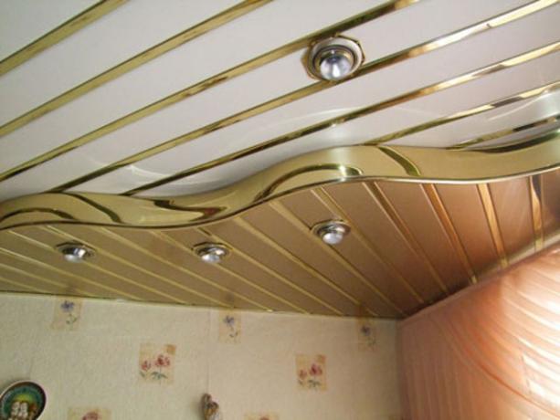 Fotografie - příklad dekorace stropu.