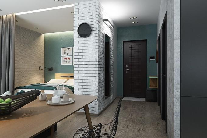 Vnitřek týdne: stylový podkrovní byt pro mladý pár 45 m²