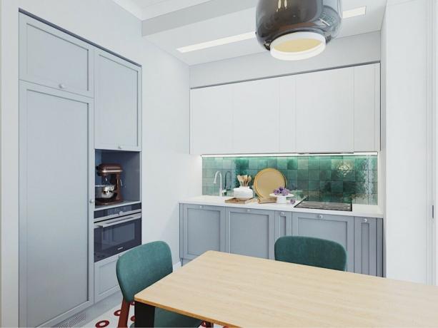 Od kopeck kus v three-rubl poznámka: útulný byt s retro nábytku v rezidenčním komplexu „River Park“