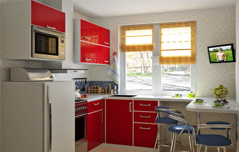 design kuchyně 6 m2
