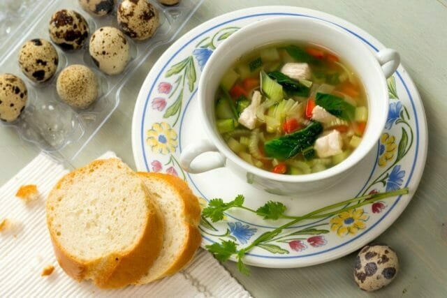 Lehká polévka se zeleninou